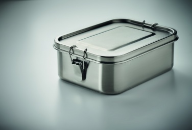 Logo trade promotional giveaways image of: Stainless steel lunch box