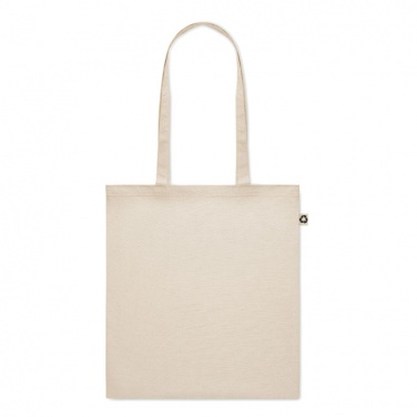 Logo trade promotional merchandise picture of: Recycled cotton shopping bag