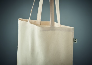 Logo trade promotional items image of: Recycled cotton shopping bag