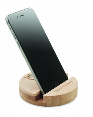 Logotrade promotional items photo of: Birch Wood phone stand