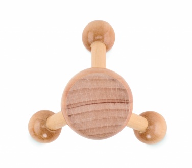 Logo trade promotional products picture of: Hand held massager in wood