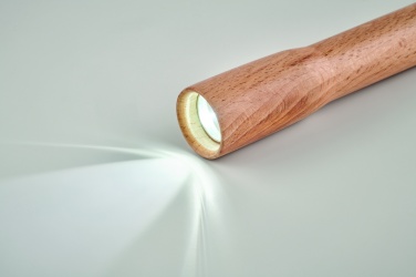 Logotrade promotional merchandise image of: Wooden torch with COB light