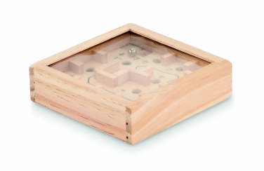 Logotrade promotional item picture of: Pine wooden labyrinth game