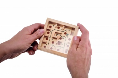 Logotrade promotional gift picture of: Pine wooden labyrinth game