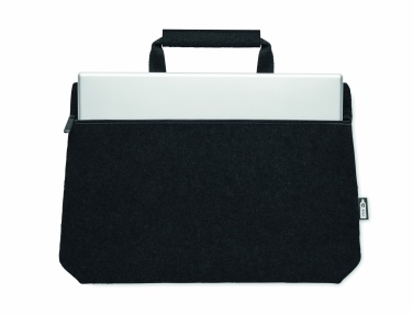 Logotrade promotional giveaway image of: RPET felt zippered laptop bag