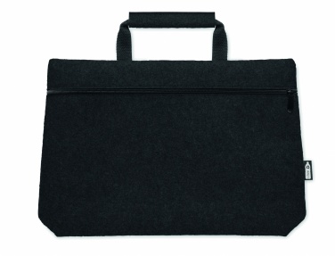 Logotrade promotional merchandise photo of: RPET felt zippered laptop bag