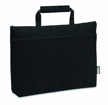 Logotrade corporate gift picture of: RPET felt zippered laptop bag