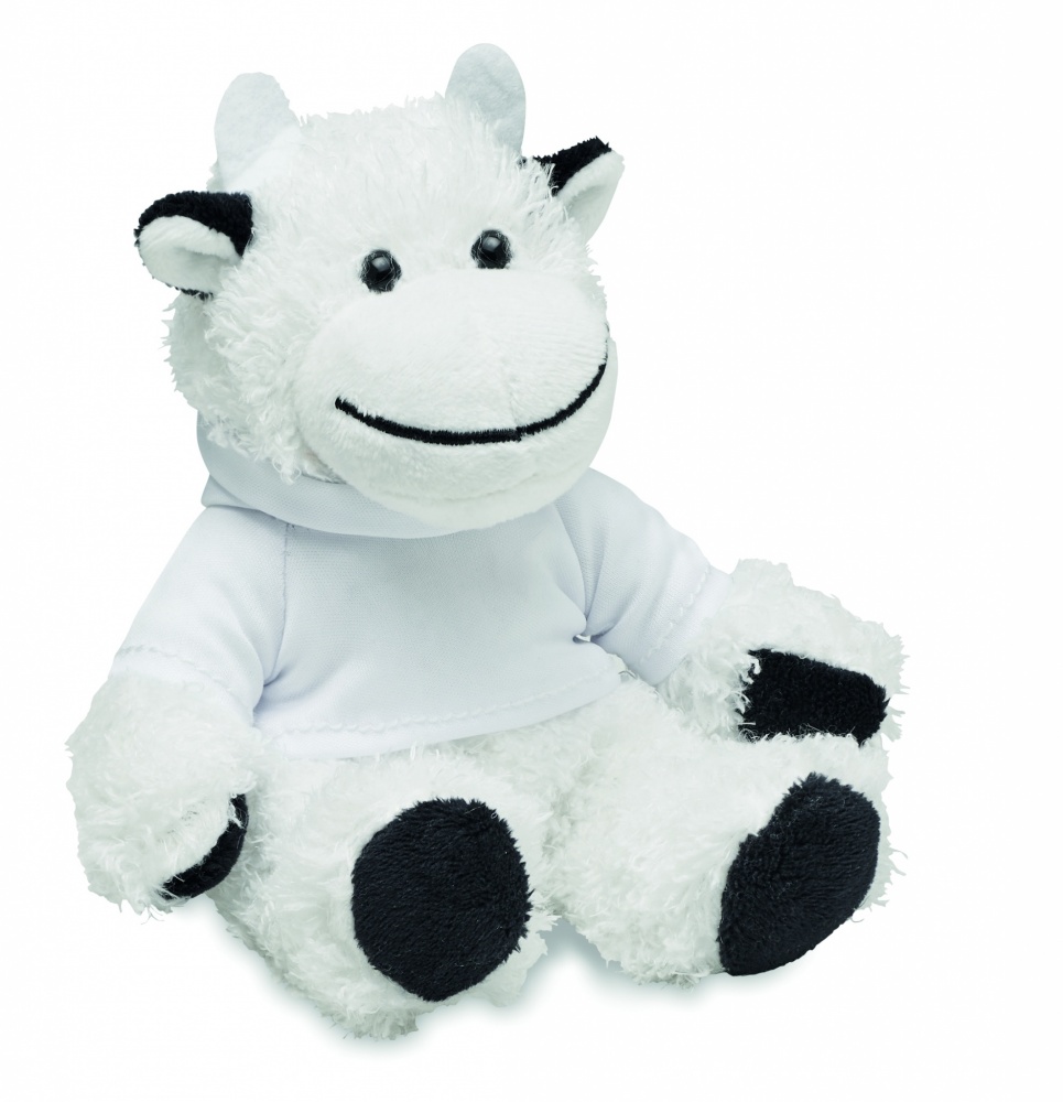 Logo trade promotional giveaways picture of: Teddy cow plush