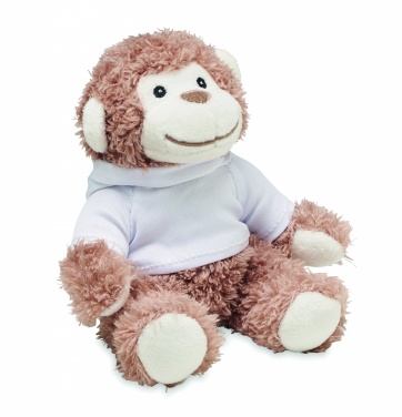 Logo trade promotional merchandise image of: Teddy monkey plush