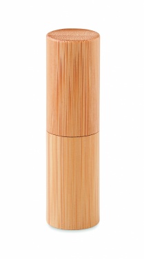 Logo trade advertising product photo of: Lip balm in bamboo tube box