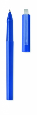 Logo trade promotional giveaways picture of: RPET blue gel ink ball pen