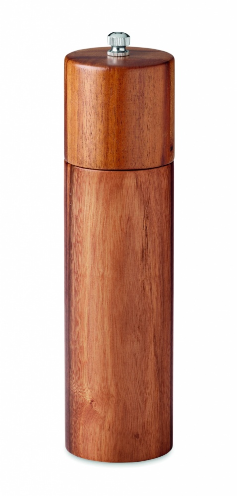 Logo trade promotional merchandise photo of: Pepper grinder in acacia wood