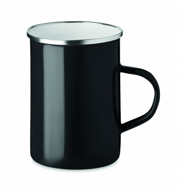 Logotrade business gift image of: Metal mug with enamel layer