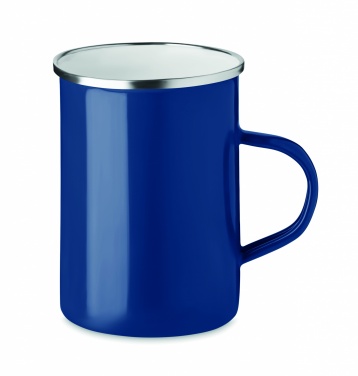 Logo trade advertising products image of: Metal mug with enamel layer