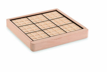 Logo trade promotional items image of: Wooden sudoku board game