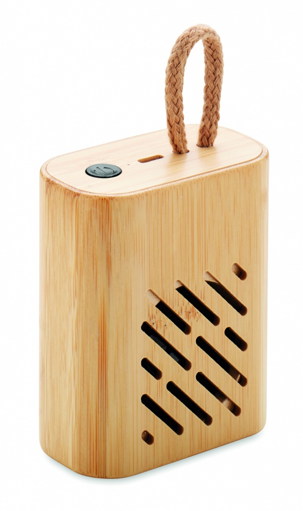 Logotrade advertising product picture of: 3W Bamboo wireless speaker