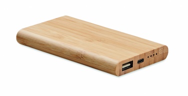 Logotrade promotional giveaways photo of: 4000 mAh Bamboo power bank