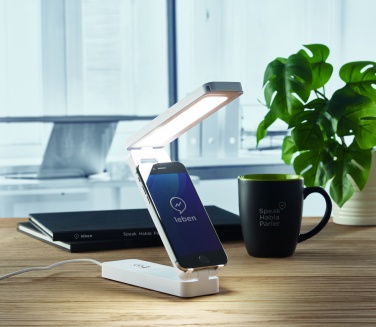 Logotrade promotional item image of: Lamp and wireless charger 10W