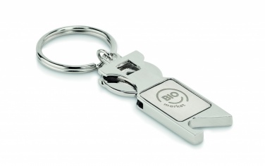 Logotrade promotional item picture of: Euro Token key ring Porvoo