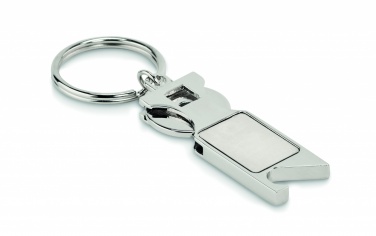 Logotrade promotional item picture of: Euro Token key ring Porvoo