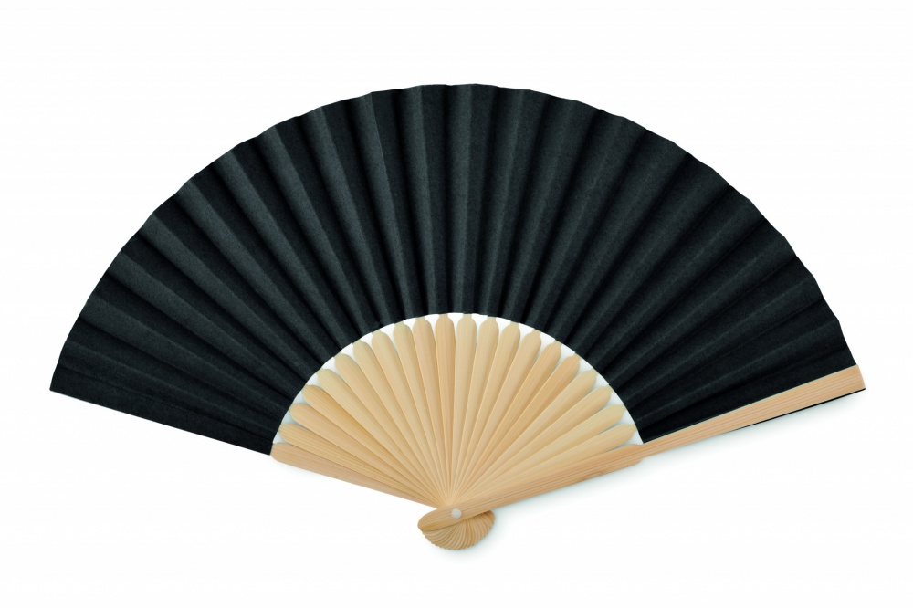 Logo trade promotional giveaway photo of: Manual hand fan