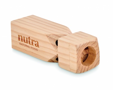 Logo trade corporate gifts picture of: Wooden train whistle