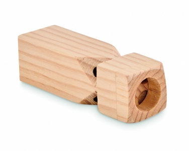 Logo trade promotional giveaways picture of: Wooden train whistle