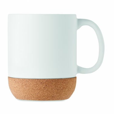 Logotrade promotional product picture of: Matt ceramic cork mug 300 ml