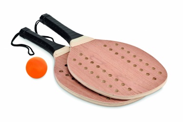 Logo trade corporate gift photo of: Rosewood beach tennis set