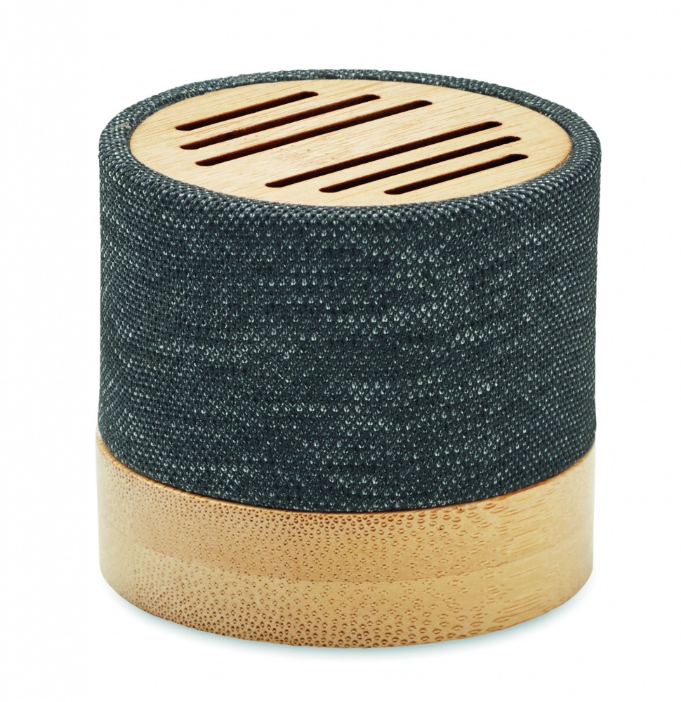 Logotrade corporate gift picture of: Bamboo RPET wireless speaker