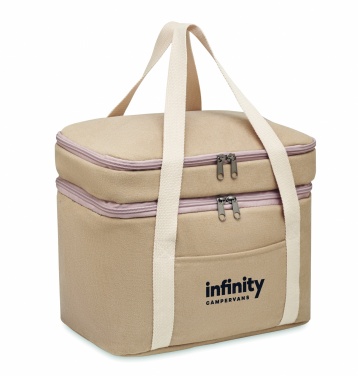 Logotrade business gift image of: Cooler bag canvas 320 gr/m²