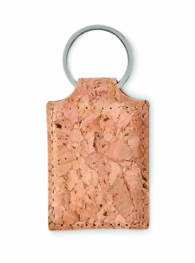 Logotrade promotional merchandise image of: Rectangular cork key ring Imatra