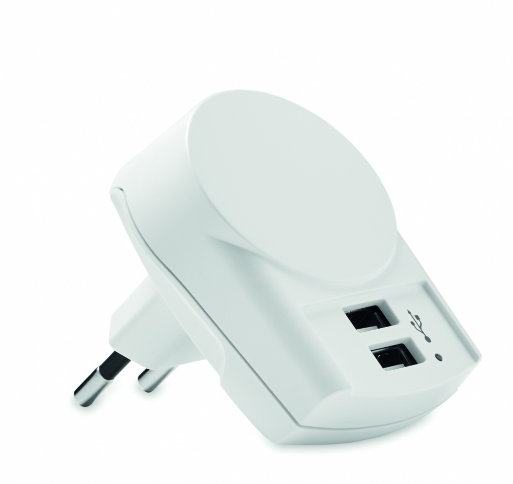 Logotrade promotional giveaway image of: Skross Euro USB Charger (2xA) 12W