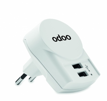 Logotrade promotional merchandise picture of: Skross Euro USB Charger (2xA) 12W