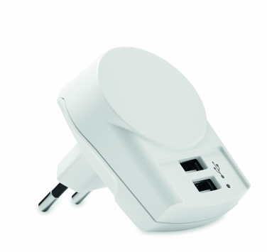 Logo trade promotional items picture of: Skross Euro USB Charger (2xA) 12W