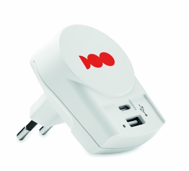 Logo trade promotional giveaways picture of: Skross Euro USB Charger (AC)