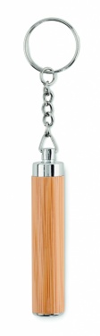 Logotrade business gifts photo of: Mini bamboo torch with keyring