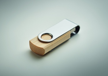 Logo trade promotional giveaways picture of: Techmate bamboo USB 16GB       MO6898-40