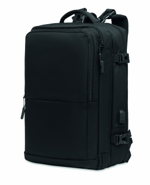 Logo trade promotional giveaways picture of: Backpack 600D RPET