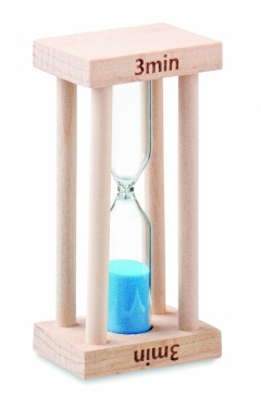 Logotrade corporate gifts photo of: Wooden sand timer 3 minutes