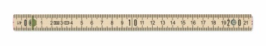 Logotrade promotional giveaways photo of: Carpenter ruler in wood 2m