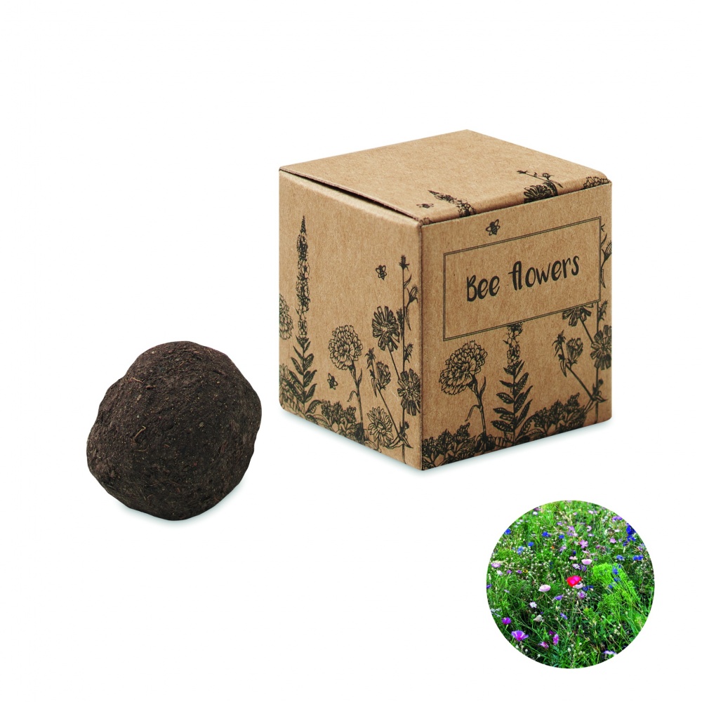 Logotrade business gifts photo of: Seed bomb with bee flowers