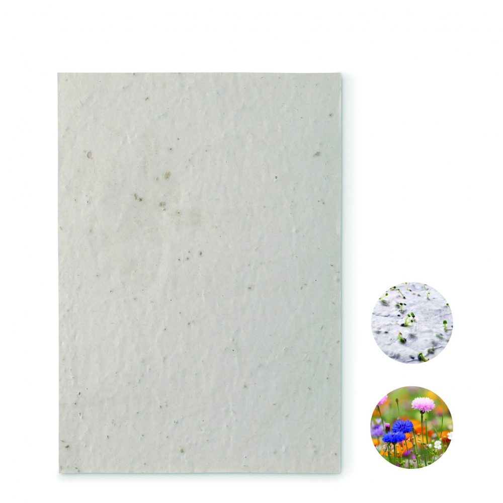 Logotrade advertising products photo of: A5 wildflower seed paper sheet