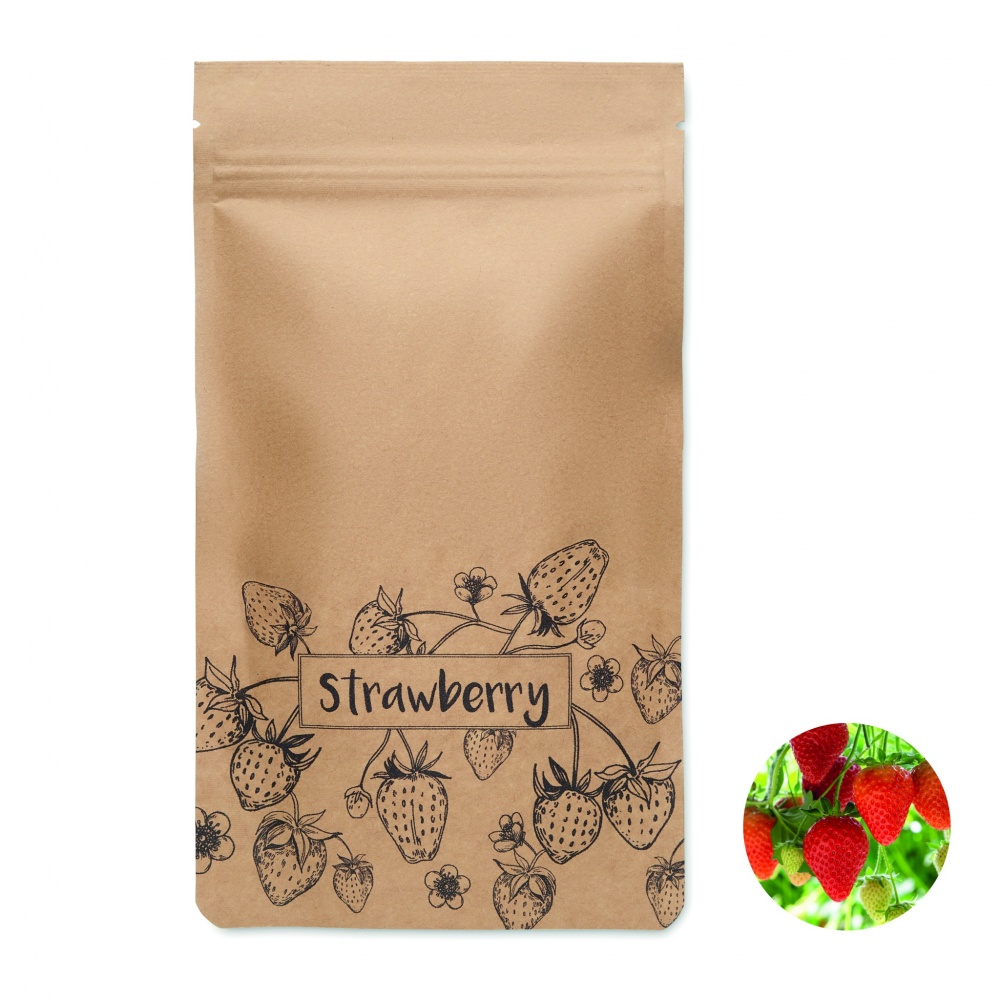 Logo trade business gifts image of: Strawberry growing kit