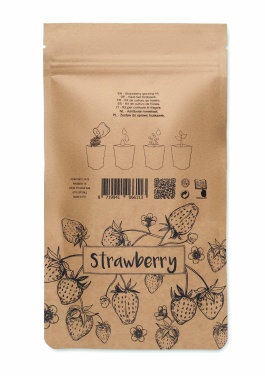 Logo trade promotional gifts picture of: Strawberry growing kit