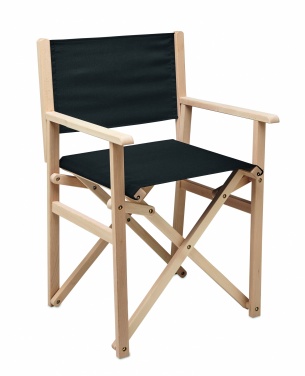 Logotrade business gift image of: Foldable wooden beach chair