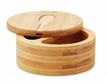 Logo trade promotional merchandise photo of: Salt and pepper bamboo box