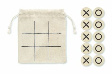 Logo trade promotional gift photo of: Wooden tic tac toe