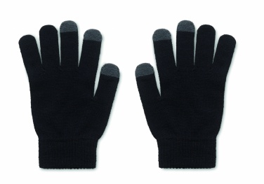 Logo trade promotional merchandise photo of: RPET tactile gloves