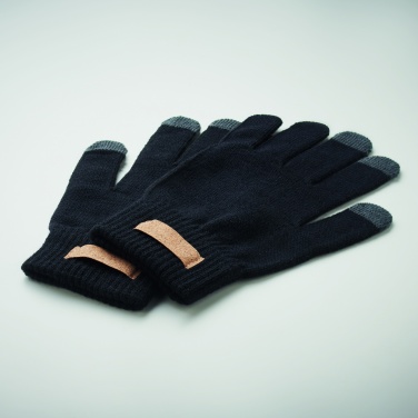 Logo trade corporate gift photo of: RPET tactile gloves